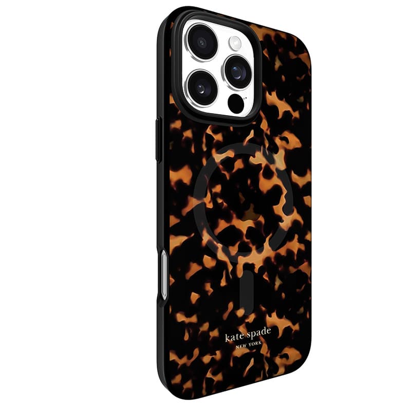 Kate Spade New York Protective MagSafe - Case for iPhone 16 Pro Max (Tortoise) 3