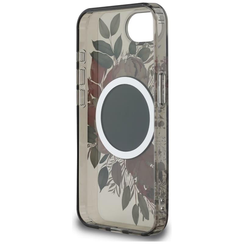 Guess IML Flowers MagSafe - Case for iPhone 16e (black) 7