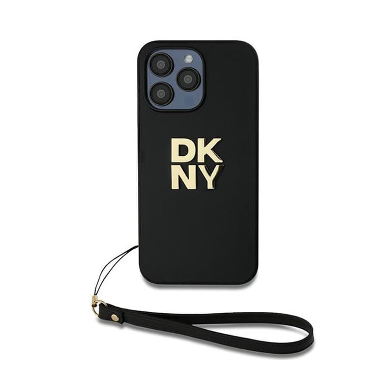 DKNY Wrist Strap Stock Logo - Case for iPhone 14 Pro (Black) 2