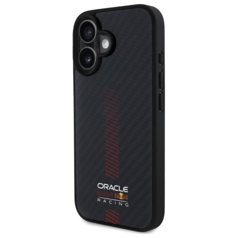 Red Bull Carbon Fiber Power Bar MagSafe - iPhone 16 Plus Case (Black) 2