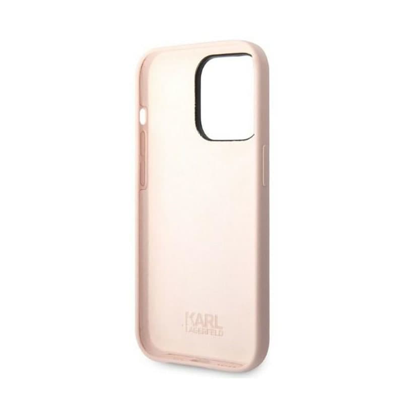 Karl Lagerfeld Silicone NFT Ikonik - Case for iPhone 14 Pro (Pink) 7
