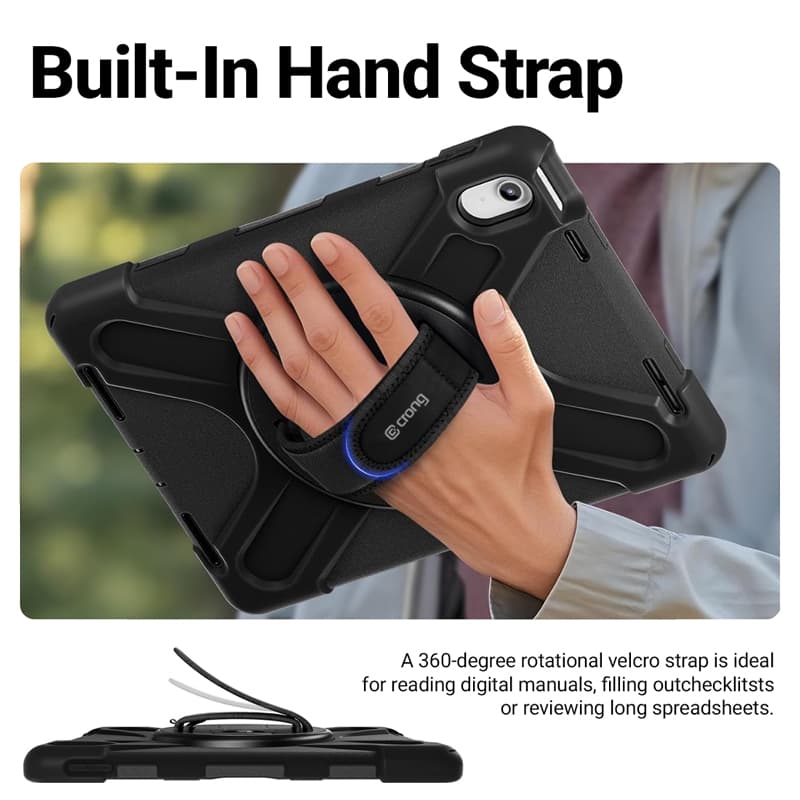 Crong Defender Plus – Rugged Case for iPad Air 11” (2026 – 2024) / iPad Air 10.9” (5th-4th gen.) 7