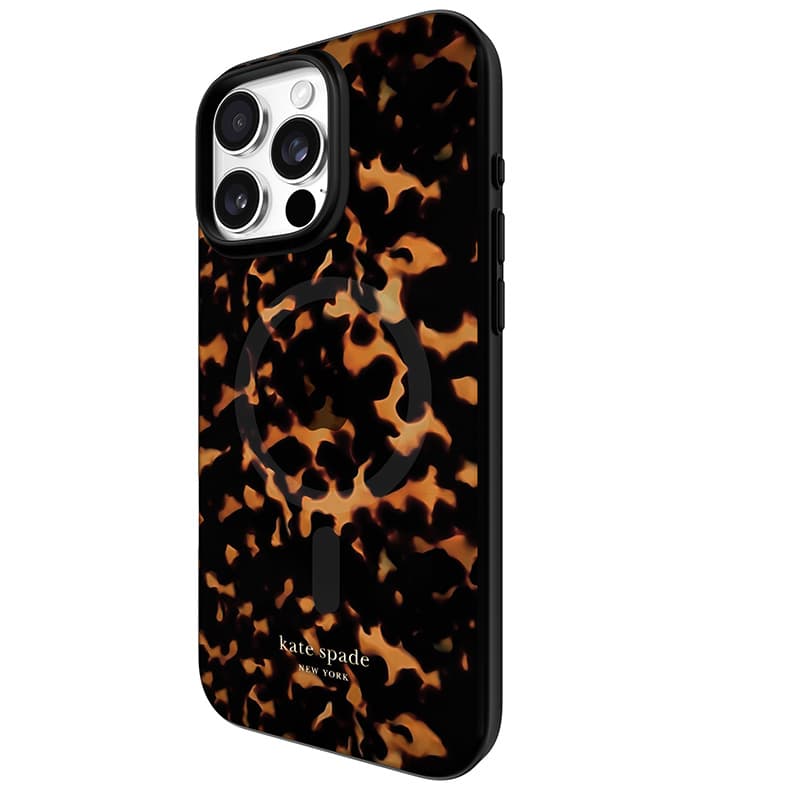 Kate Spade New York Protective MagSafe - Case for iPhone 16 Pro Max (Tortoise) 4