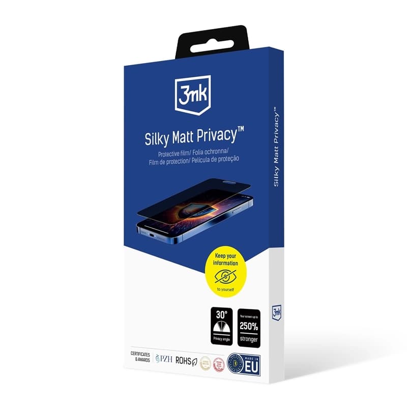 3mk Silky Matt Privacy - Matte Privacy Film for iPhone 17 Pro Max 6