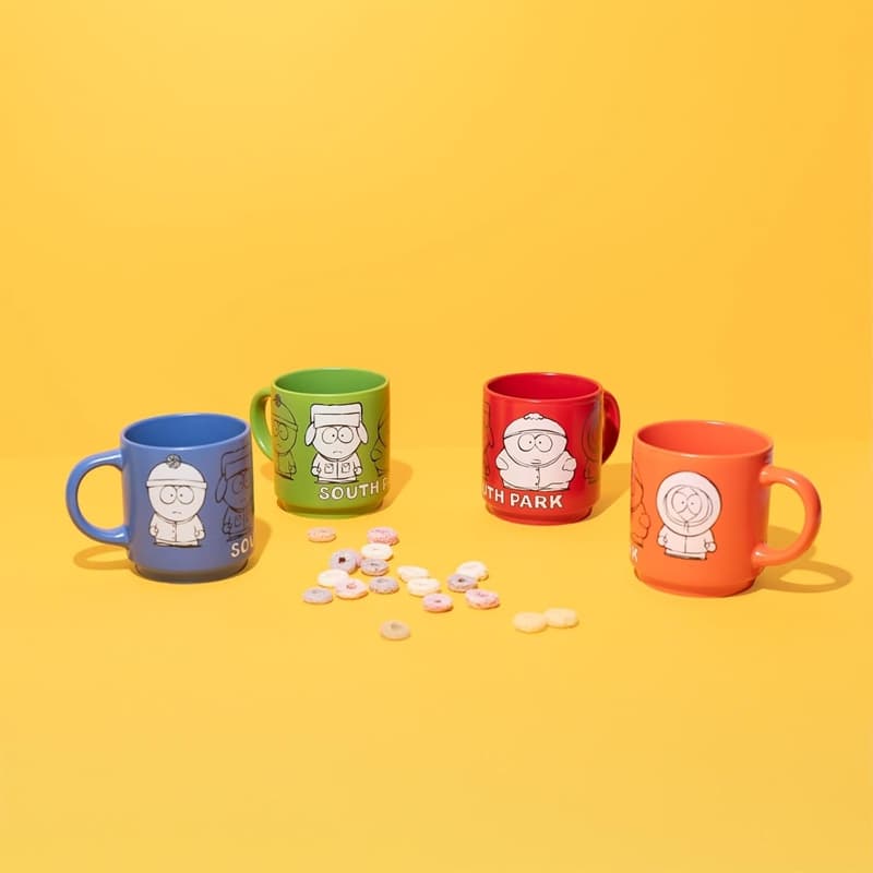 South Park - Set of 4 Ceramic Mugs with Stand 300 ml 5