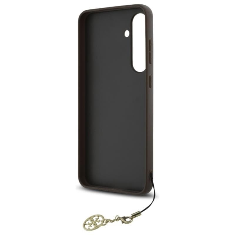 Guess 4G Charms Collection - Case for Samsung Galaxy S24 FE (brown) 6