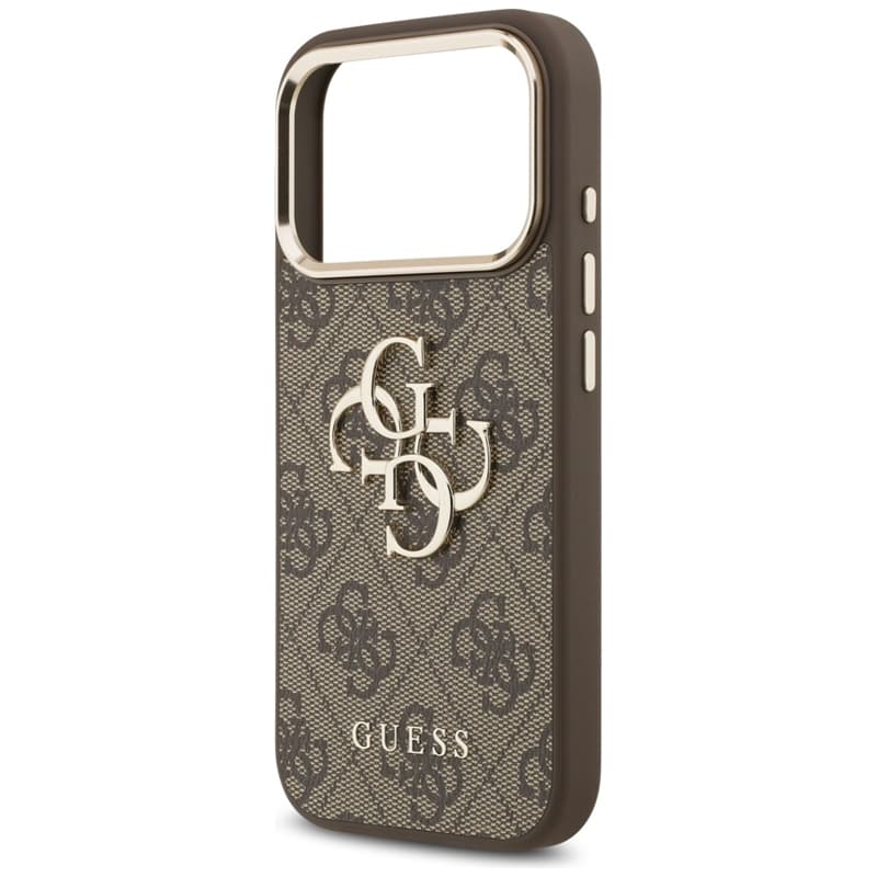 Guess 4G Big 4G Classic Logo - Case iPhone 17 Pro Max (Brown / Gold) 6