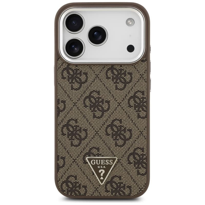 Guess 4G Triangle Logo MagSafe - Case iPhone 17 Pro (brown) 3