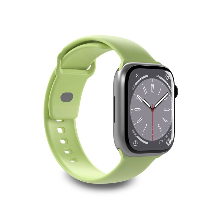 PURO ICON - Elastic strap for Apple Watch 44/45/46/49 mm (S/M & M/L) (Matcha Green)