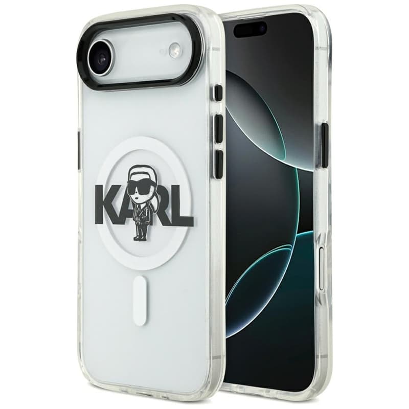 Karl Lagerfeld IML Karl Sketch Logo MagSafe - Case iPhone Air (transparent) 1