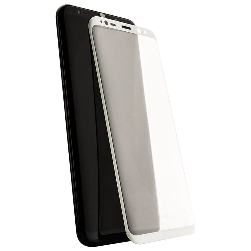 X-Doria Armour 3D Glass - Tempered Glass 9H Screen Protector for Samsung Galaxy S8+ (White Edge) 2