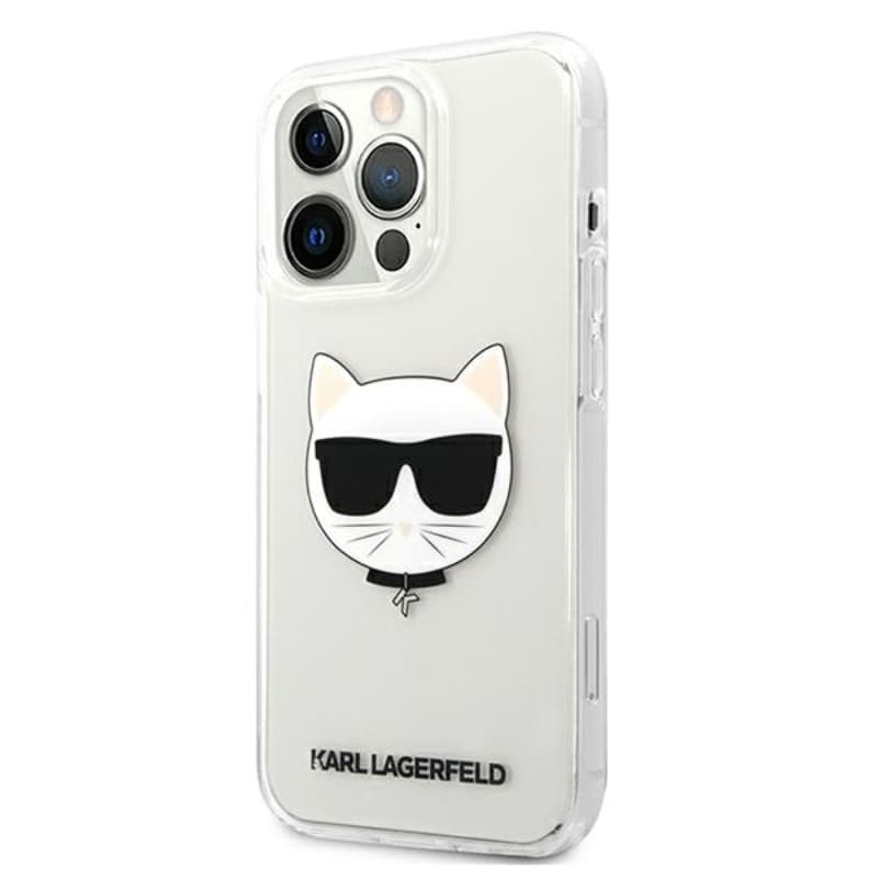 Karl Lagerfeld Choupette Head - Case for iPhone 13 Pro Max (Transparent) 2