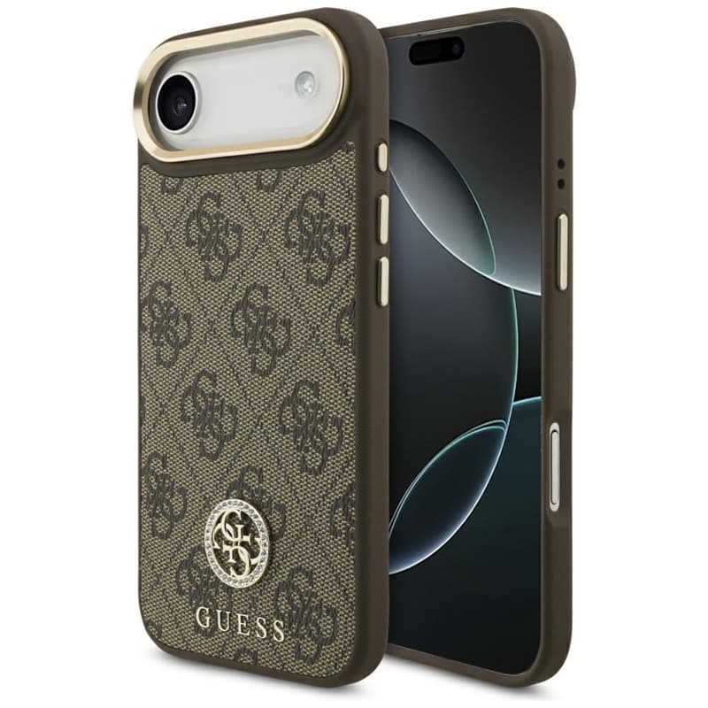 Guess 4G Strass Logo MagSafe - Case iPhone Air (Brown) 1