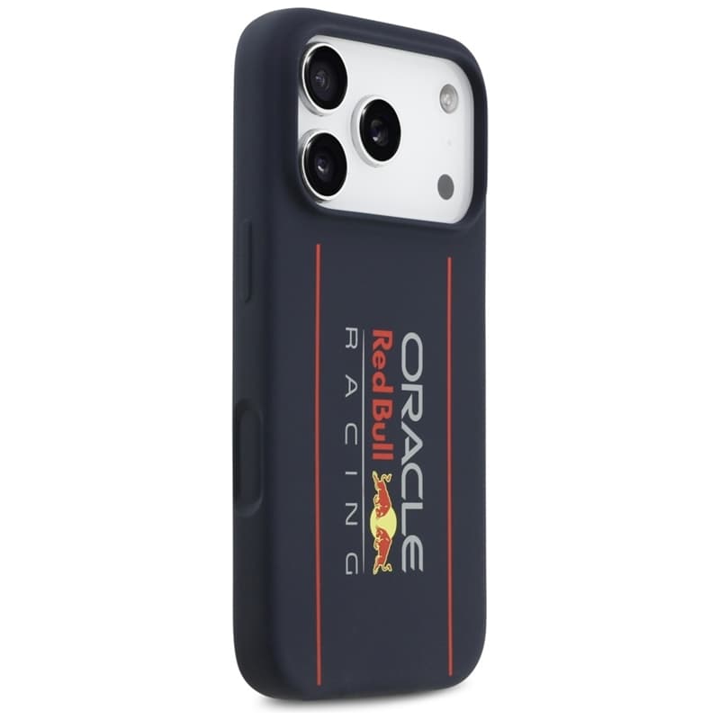 Red Bull Silicone Oversize Vertical Logo MagSafe - iPhone 17 Pro Case (Navy Blue) 4