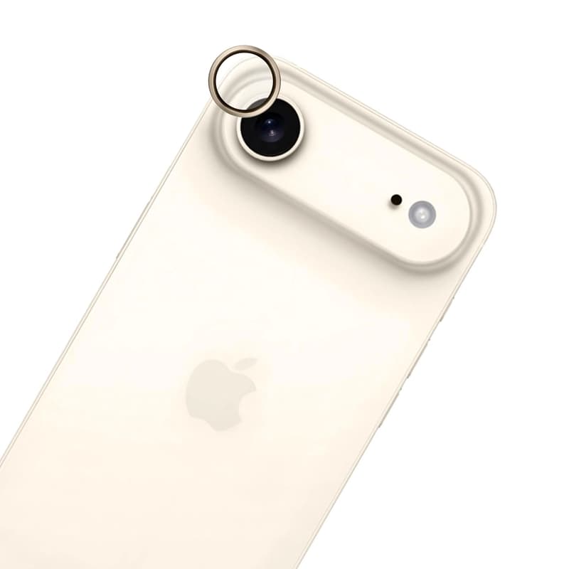 3mk HARDY Lens Protection Pro - Camera Lens Glass for iPhone Air (Titanium Gold) 2