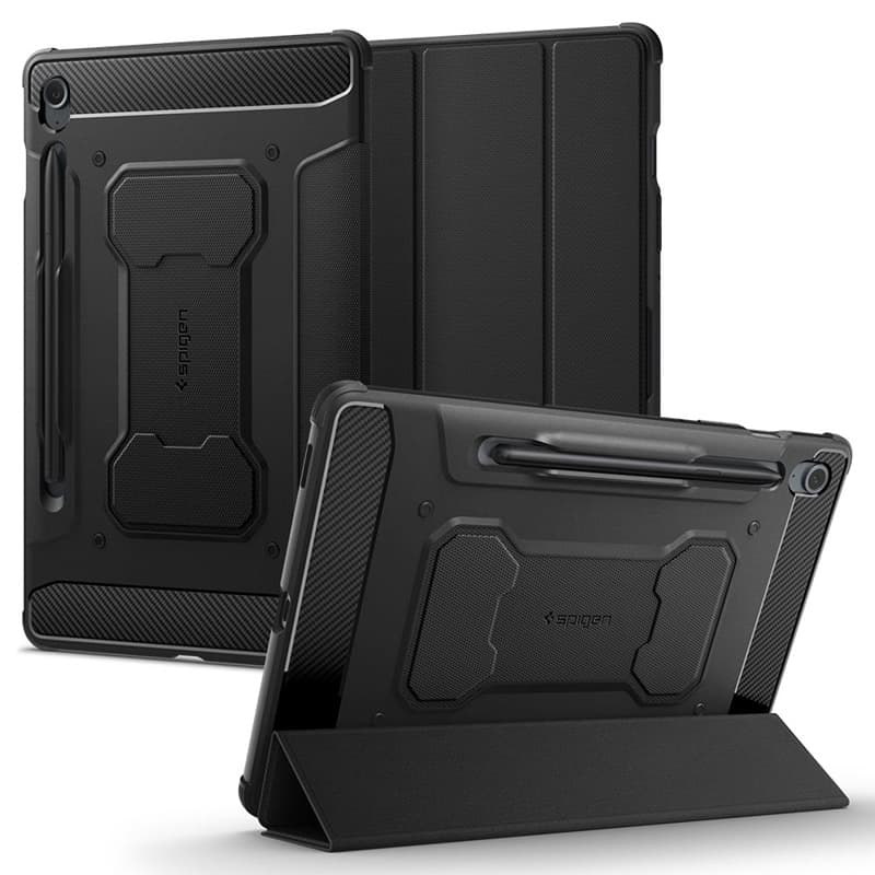 Spigen Rugged Armor Pro - Case for Samsung Galaxy Tab Tab S10 Lite / Tab S9 FE 10.9" X400 / X406B / X510 / X516B  (Black)