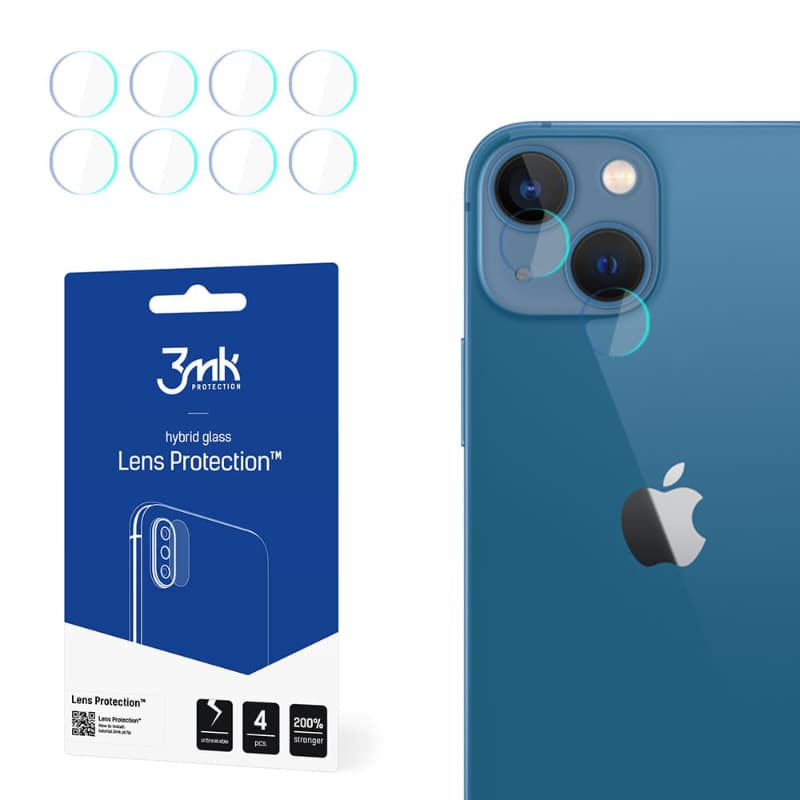 3mk Lens Protection - Camera Lens Glass for iPhone 13 (4 sets) 1