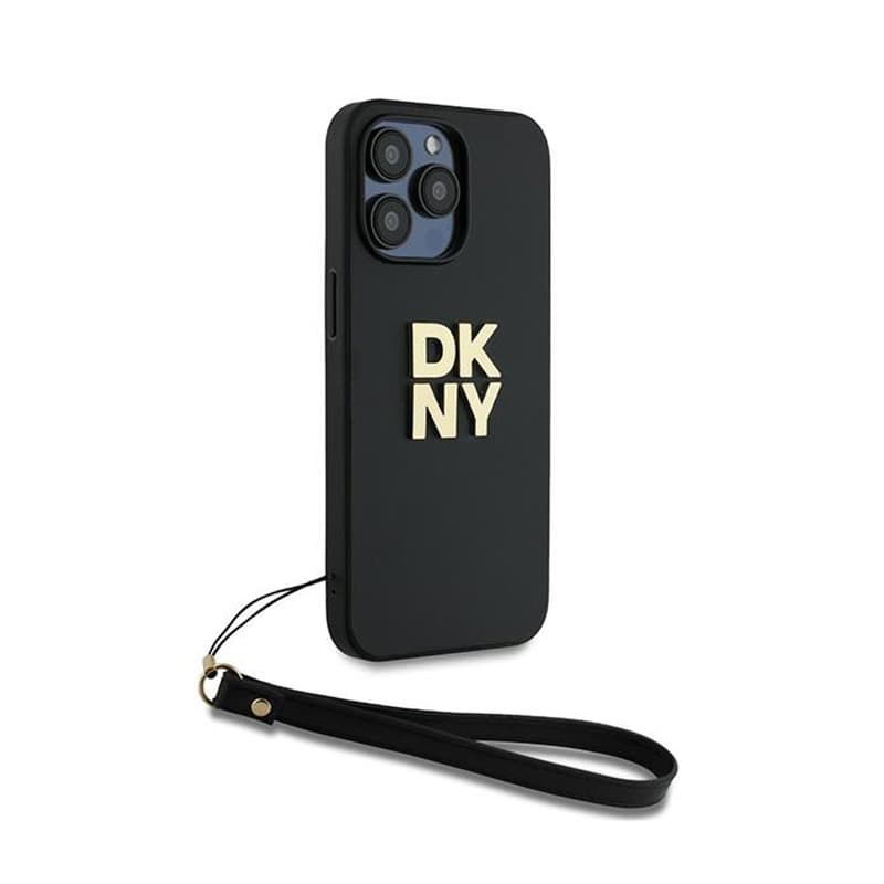 DKNY Wrist Strap Stock Logo - Case for iPhone 14 Pro (Black) 3