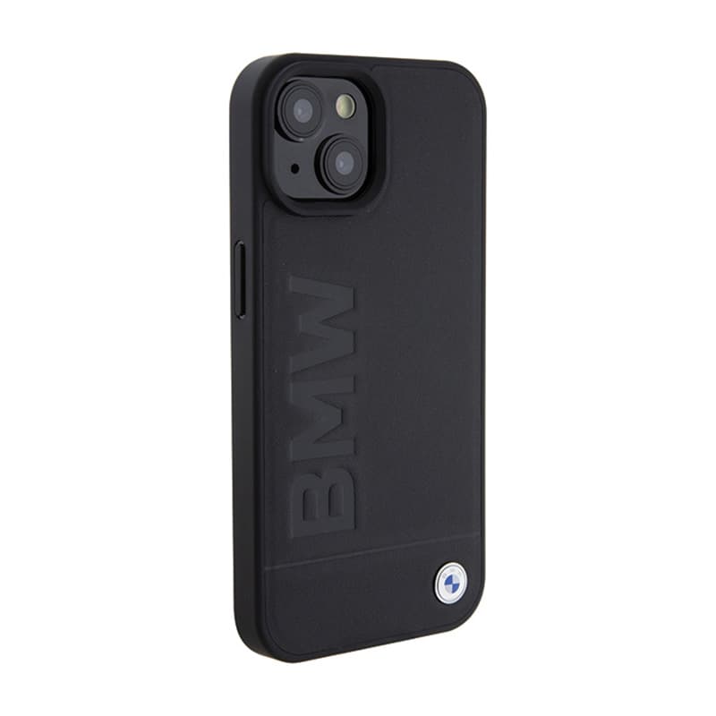 BMW Leather Hot Stamp MagSafe - Case for iPhone 15 Plus (black) 4