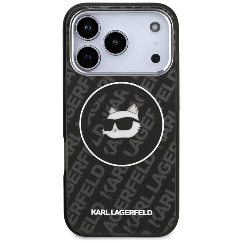 Karl Lagerfeld IML Choupette Head Logo MagSafe - Case for iPhone 17 Pro (black) 3