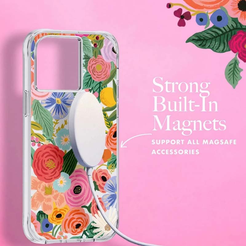 Rifle Paper Clear MagSafe - Case for iPhone 14 Pro Max (Garden Party Blush) 6