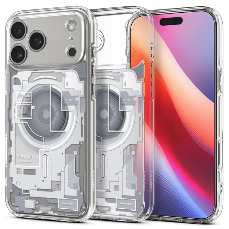 Spigen Ultra Hybrid Mag MagSafe - Case for iPhone 17 Pro (Zero One White) 1
