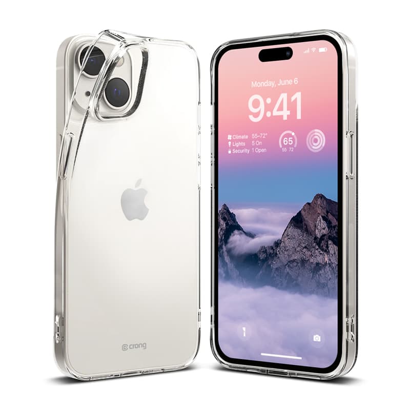 Crong Crystal Slim Cover - iPhone 14 Plus Case (Clear) 1