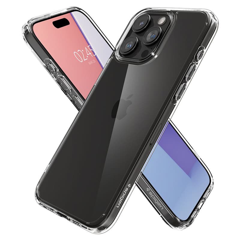 Spigen Ultra Hybrid - Case for iPhone 15 Pro Max (Transparent) 7
