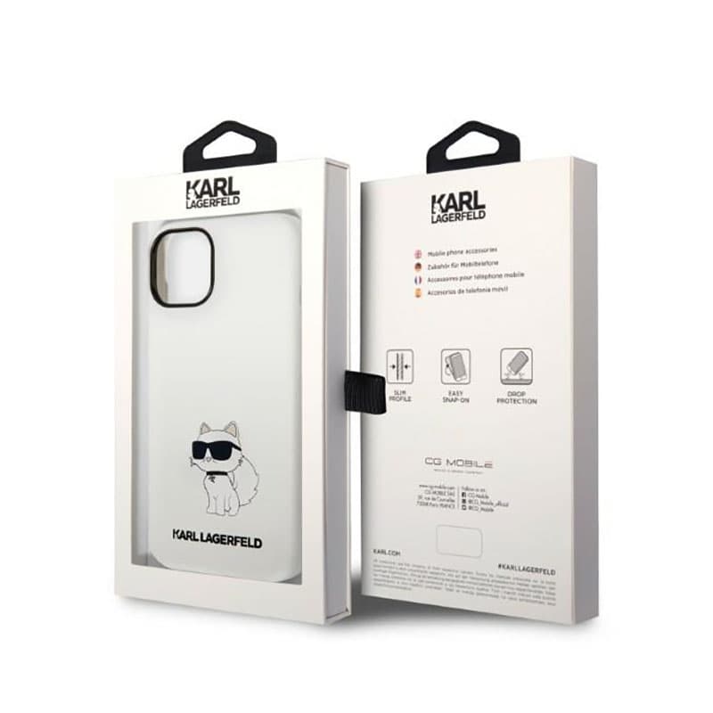 Karl Lagerfeld Silicone NFT Choupette - Case for iPhone 14 Plus (White) 8