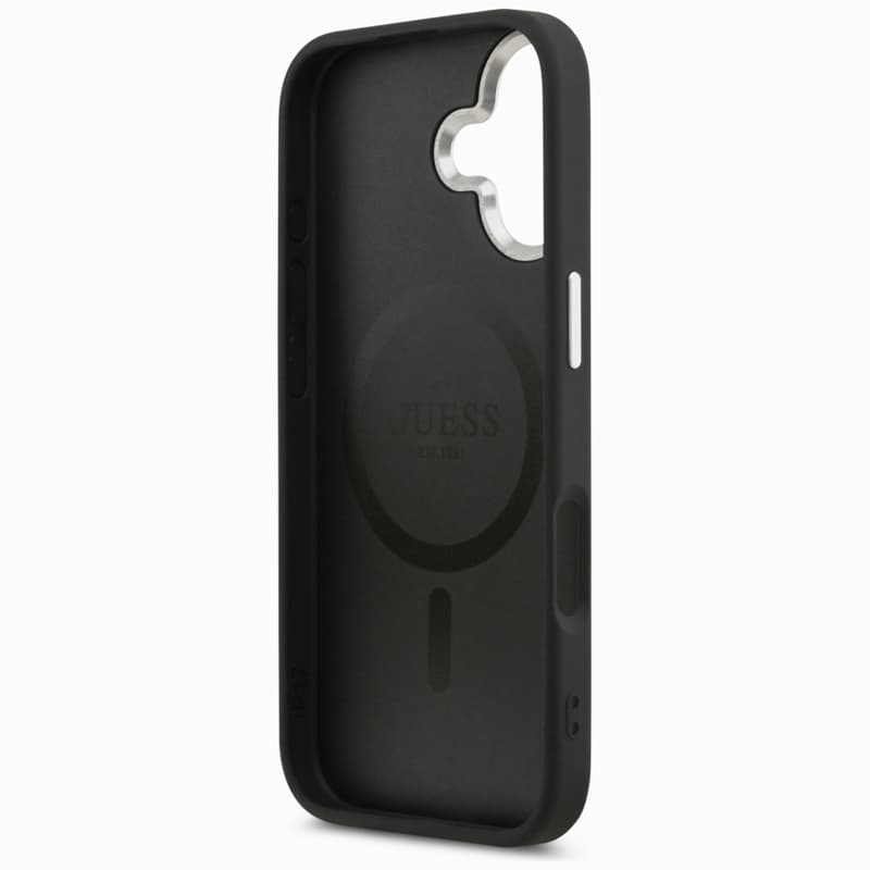 Guess Triangle Logo MagSafe - Case iPhone 17 (Black) 7