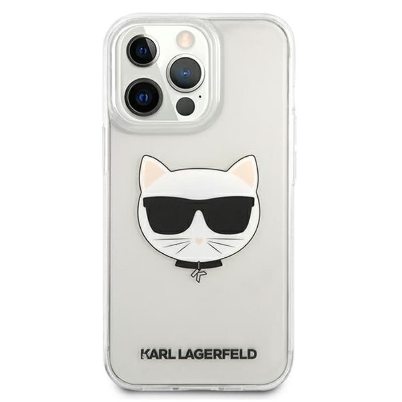 Karl Lagerfeld Choupette Head - Case for iPhone 13 Pro Max (Transparent) 3