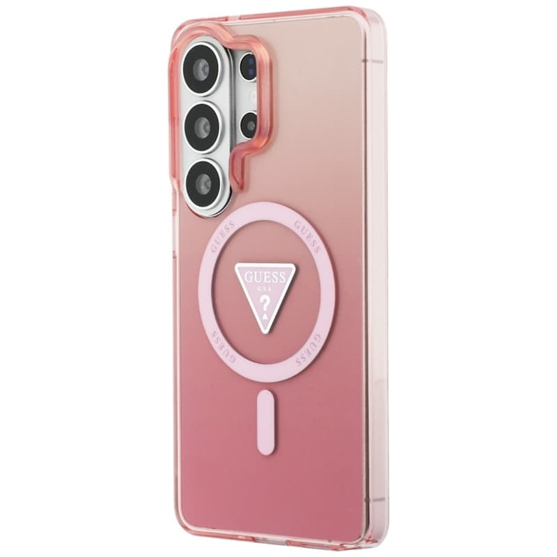 Guess IML Gradient Triangle MagSafe - Samsung Galaxy S26 Ultra Case (Pink) 2