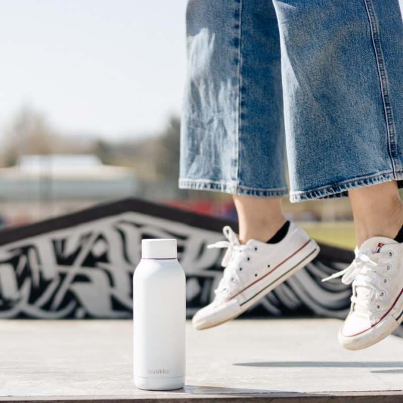 Quokka Solid - Stainless Steel Thermal Bottle 510 ml (White) 5