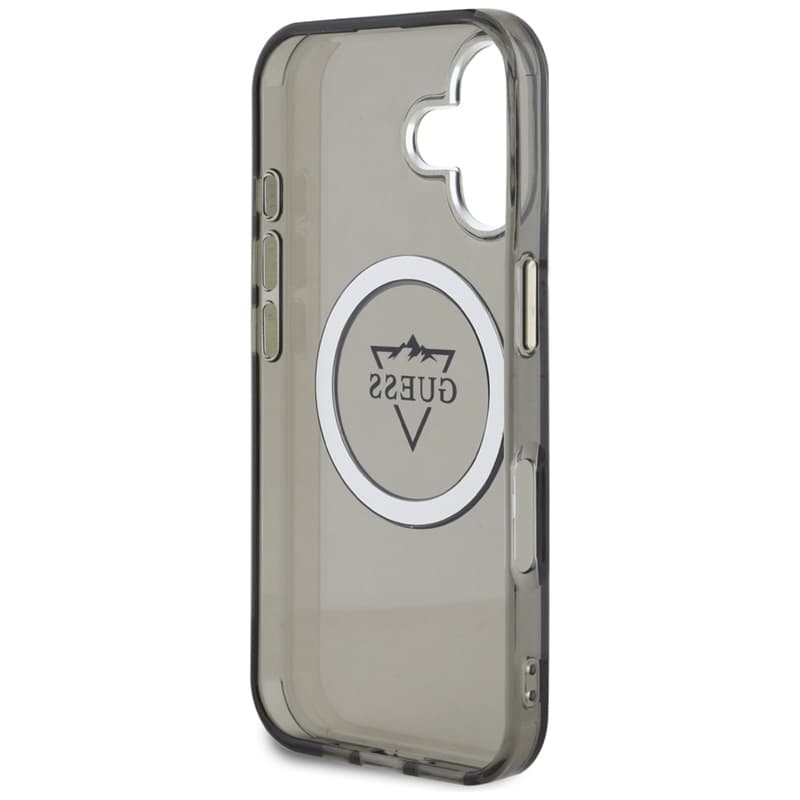 Guess IML Metal Mountain Logo MagSafe - Case for iPhone 16 (black) 7