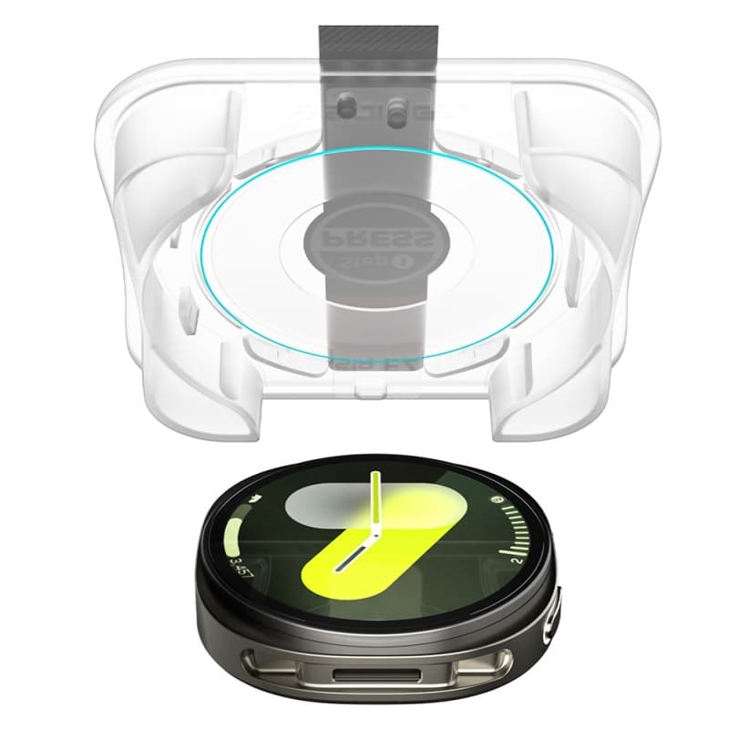 Spigen GLAS.TR EZ FIT 2-Pack - Tempered Glass for Samsung Galaxy Watch 8 44 mm (2 pcs) 5