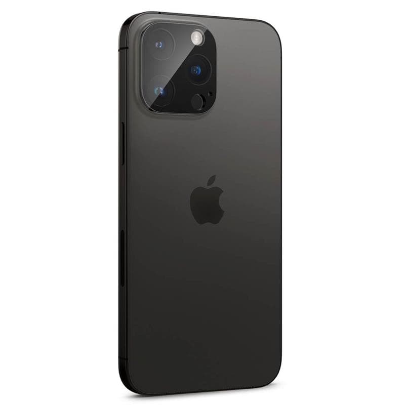 Spigen Optik.TR Camera Lens Protector 2-Pack - Lens protection glass for iPhone 16 Pro / 16 Pro Max / 15 Pro / 15 Pro Max / 14 Pro / 14 Pro Max (Black) 3