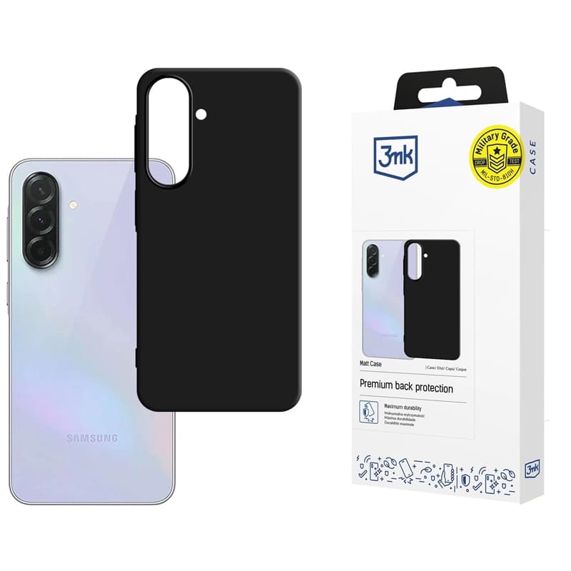 3mk Matt Case - Case for Samsung Galaxy A37 (Black)
