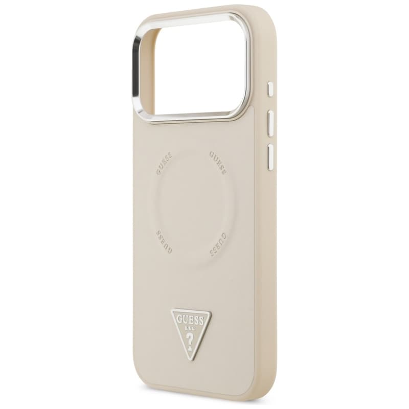 Guess Triangle Logo MagSafe - Case iPhone 17 Pro Max (Beige) 6