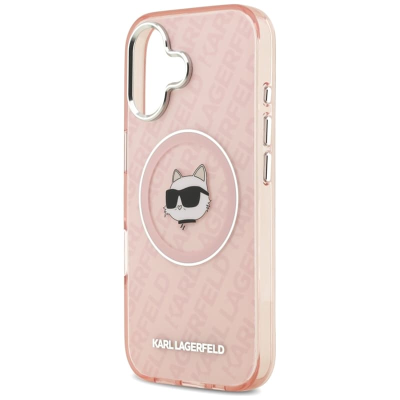 Karl Lagerfeld IML Choupette Head Logo MagSafe - Case for iPhone 17 (pink) 6