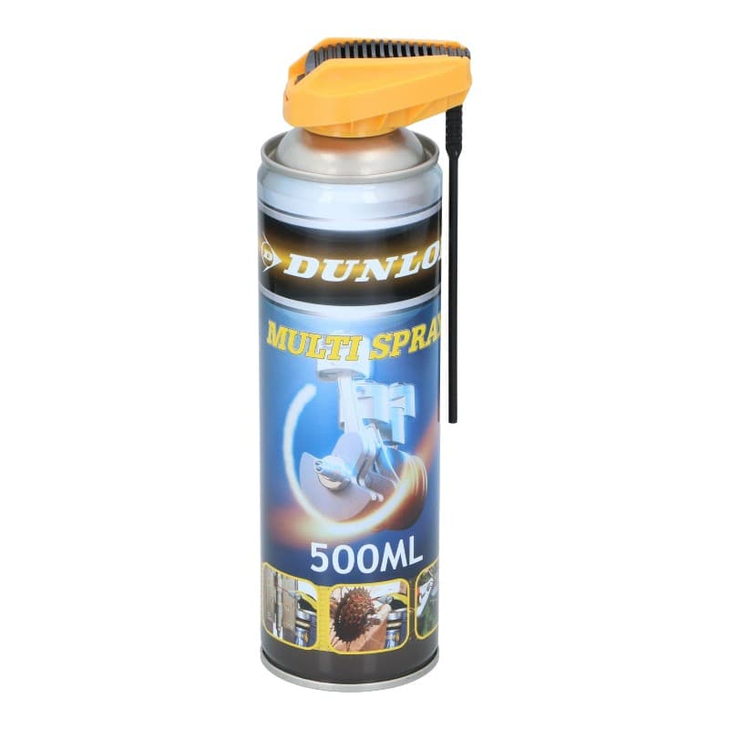Dunlop - Multifunctional Spray / Lubricant / Penetrating Oil / Cleaner / Contact Spray 500 ml