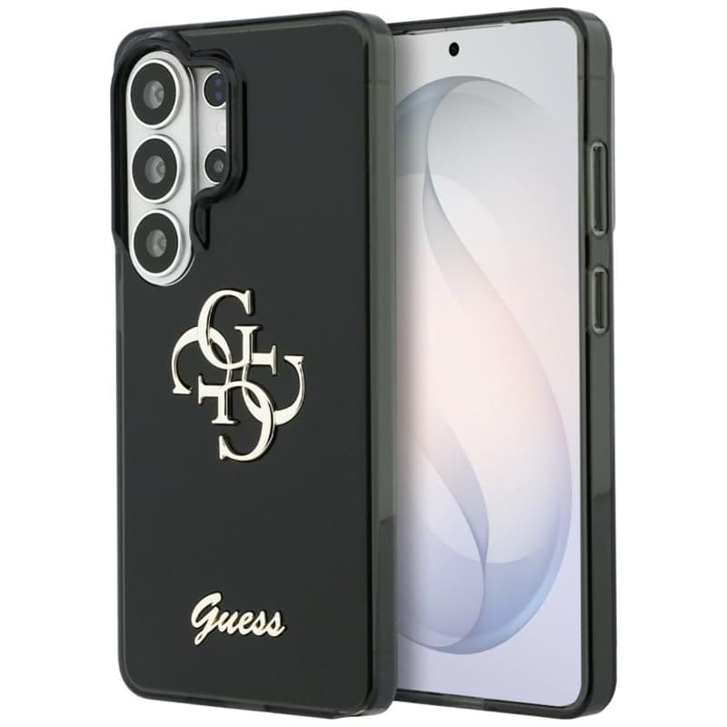 Guess IML Big Metal 4G Script - Samsung Galaxy S26 Ultra Case (Black) 1