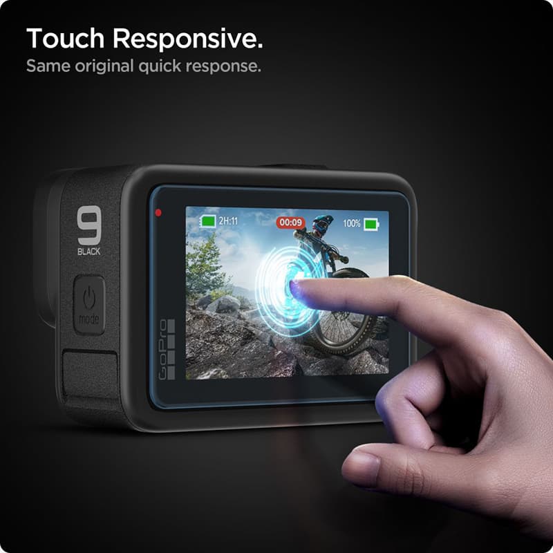 Spigen Glas.TR Slim + Film 2-Set - Glass and film set for GoPro Hero 12 / 11 / 10 / 9 (2 sets) 5