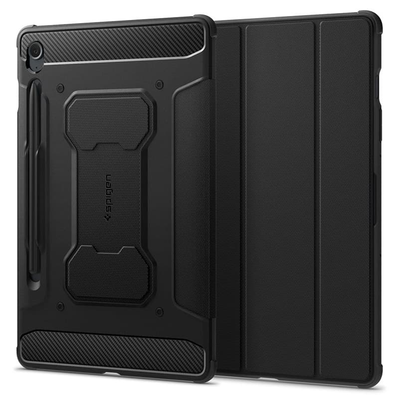 Spigen Rugged Armor Pro - Case for Samsung Galaxy Tab Tab S10 Lite / Tab S9 FE 10.9" X400 / X406B / X510 / X516B  (Black) 3