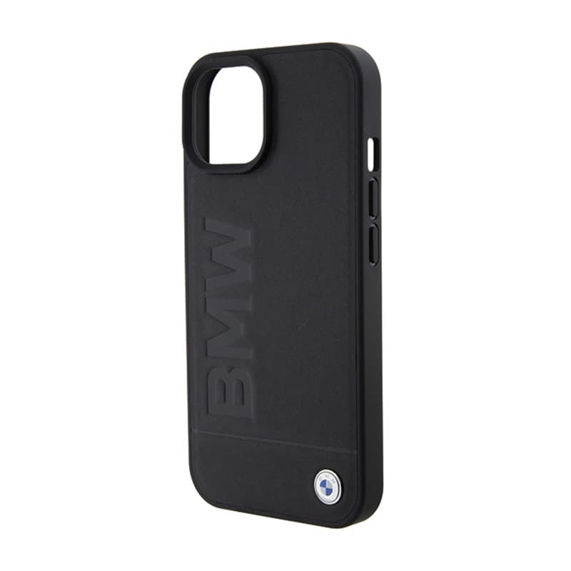 BMW Leather Hot Stamp MagSafe - Case for iPhone 15 Plus (black) 6