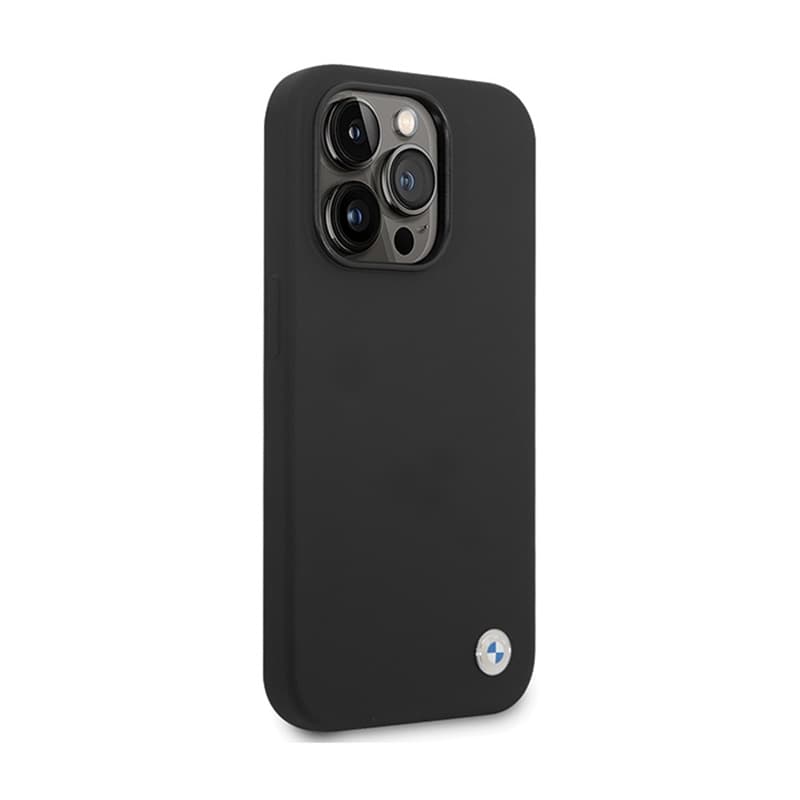 BMW Silicone Metal Logo - Case for iPhone 15 Pro Max (Black) 4