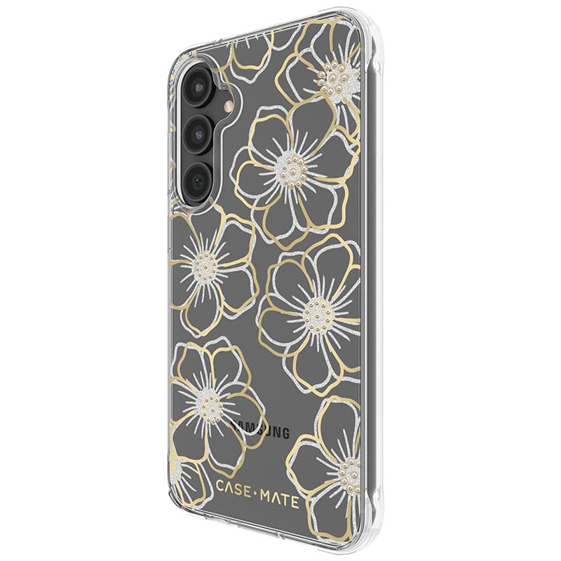 Case-Mate Floral Gems - Case for Samsung Galaxy S23 FE 5G (Gold) 3