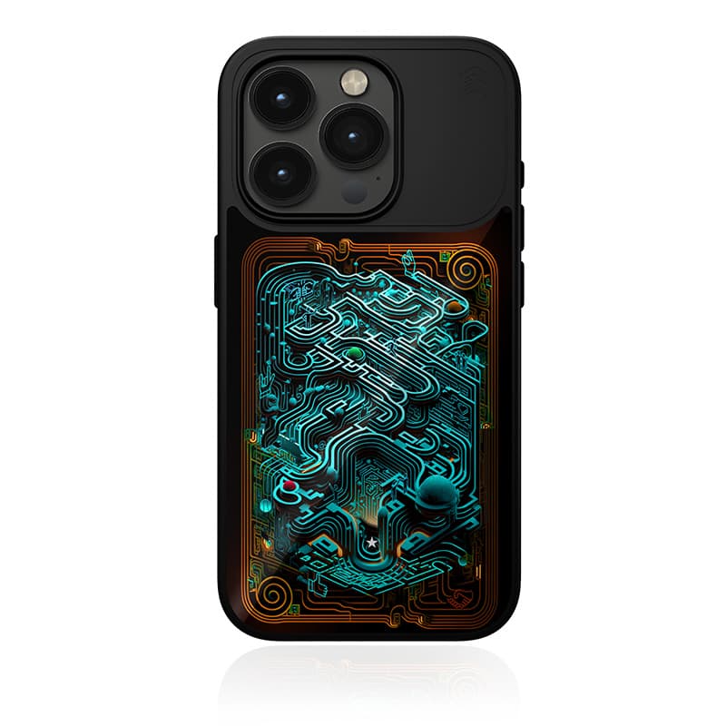 STM Reveal Warm MagSafe - Case for iPhone 15 Pro Max (Black Realm) 7