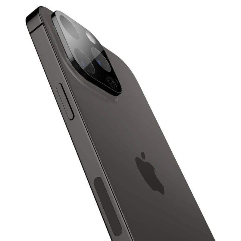 Spigen Optik.TR Camera Lens Protector 2-Pack - Lens protection glass for iPhone 16 Pro / 16 Pro Max / 15 Pro / 15 Pro Max / 14 Pro / 14 Pro Max (Black) 4