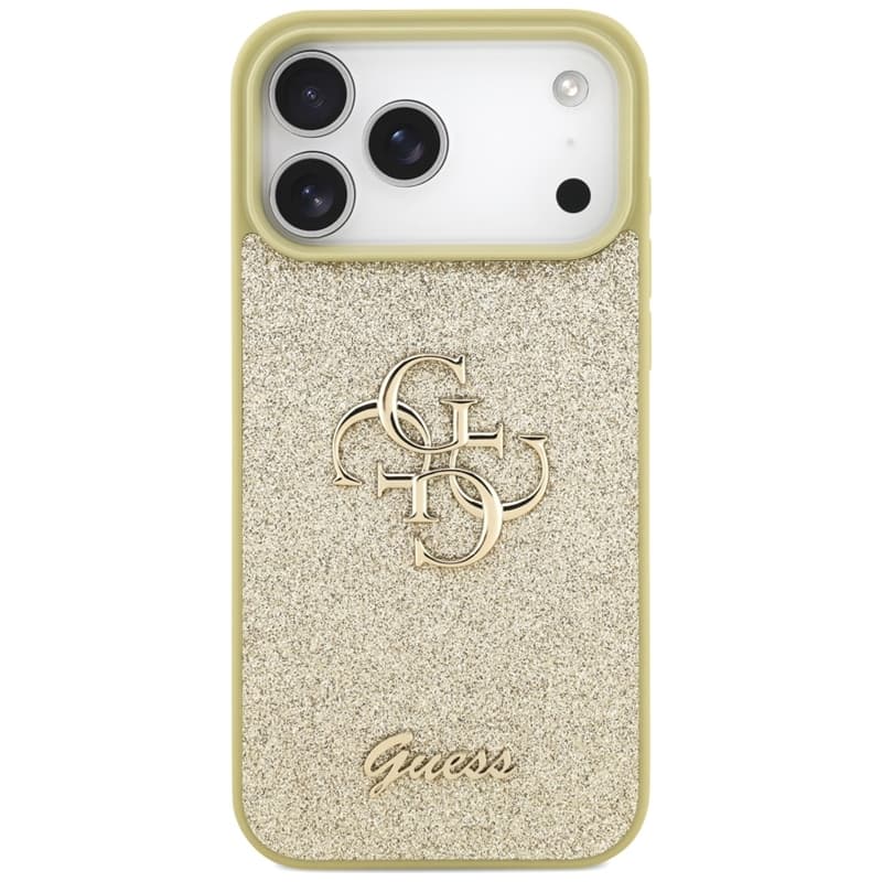 Guess Fixed Glitter Big 4G - Case for iPhone 17 Pro Max (gold) 3