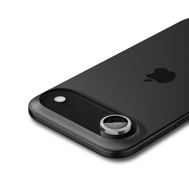 Spigen Optik Pro GLAS.TR EZ Fit Camera Protector 2-Pack - Camera Lens Glass for iPhone Air (2 pcs) (Silver) 4